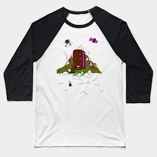 Ice Cream Mountain Baseball T-Shirt